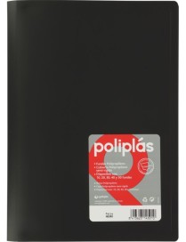 TARIFARIO FOLIO 40 FUNDAS POLYPLAS NEGRO
