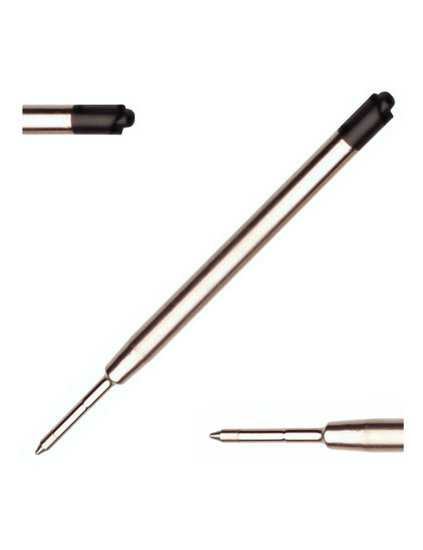 RECAMBIO BOLIGRAFO INOXCRON METALICO MEDIUM NEGRO.