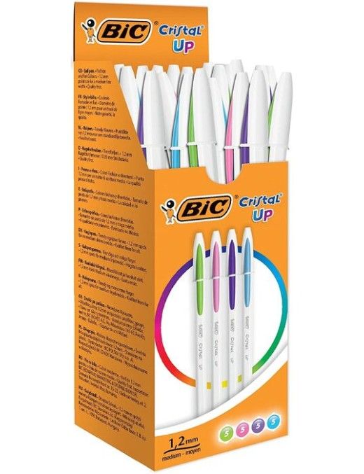 BOLIGRAFO BIC UP SURTIDO PASTEL