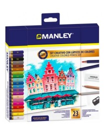 MANLEY SET CREATIVO 23 COLORES