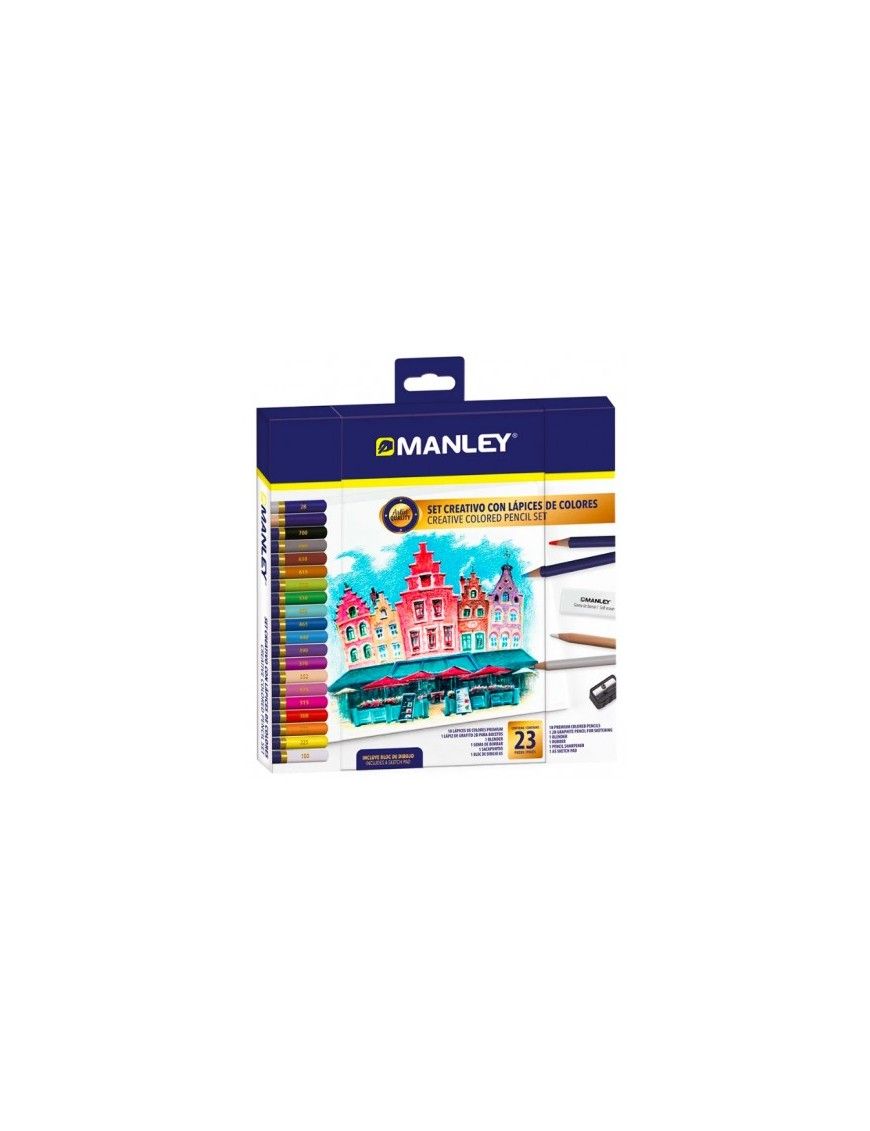 MANLEY SET CREATIVO 23 COLORES