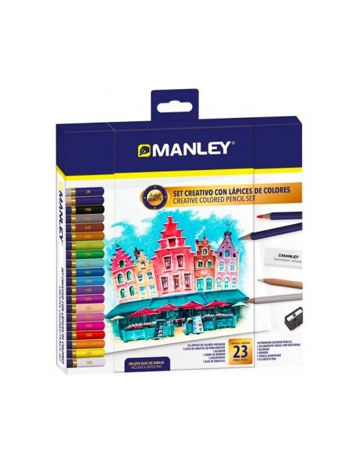 MANLEY SET CREATIVO 23 COLORES