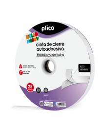 VELCRO PLICO 25 M BLANCO RIZO HEMBRA