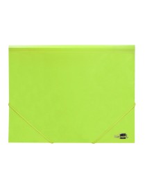 CARPETA GOMAS Y SOLAPAS A4 P.P AMARILLO FLUOR