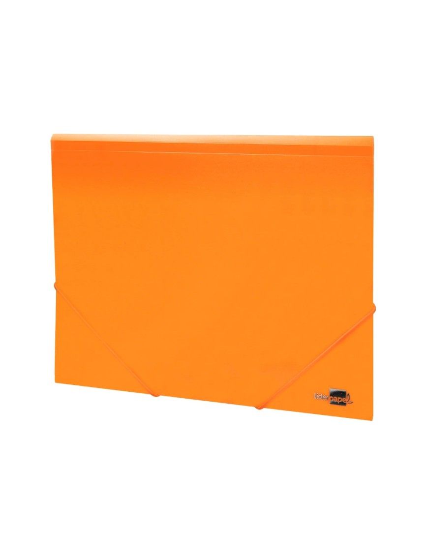 CARPETA GOMAS Y SOLAPAS A4 PP NARANJA