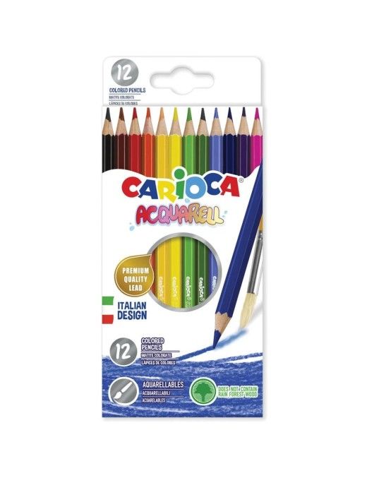 LAPICES CARIOCA AQUARELABLES DE 12