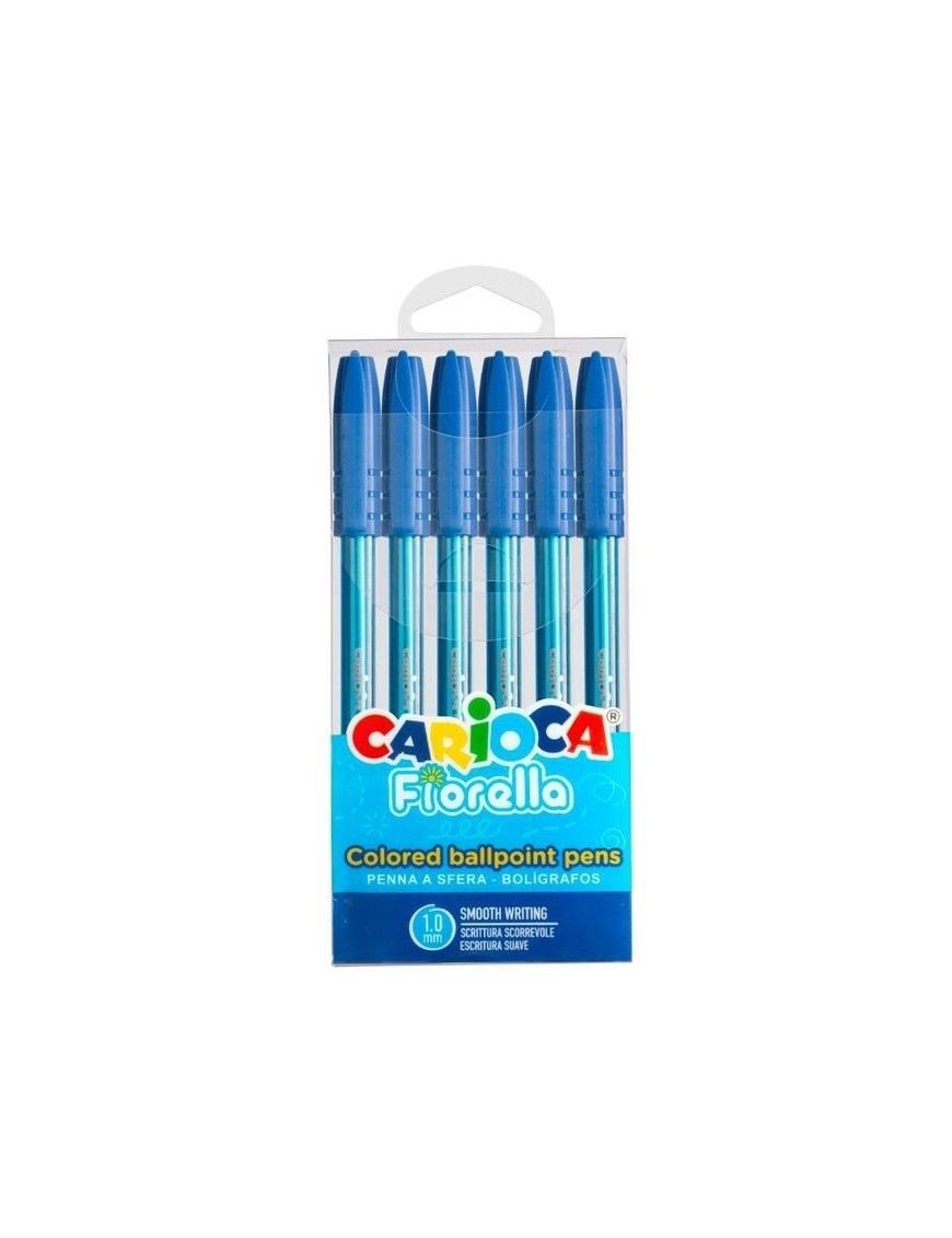 CARIOCA FIORRELLA AZUL PACK 6