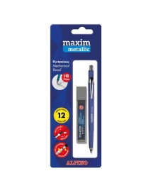 PORTAMINAS ALPINO METALIC 2MM. +12 MINAS BLISTER