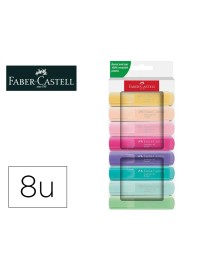 ROTULADOR FABER FLUOR 46 PASTEL 8 UNIDADES