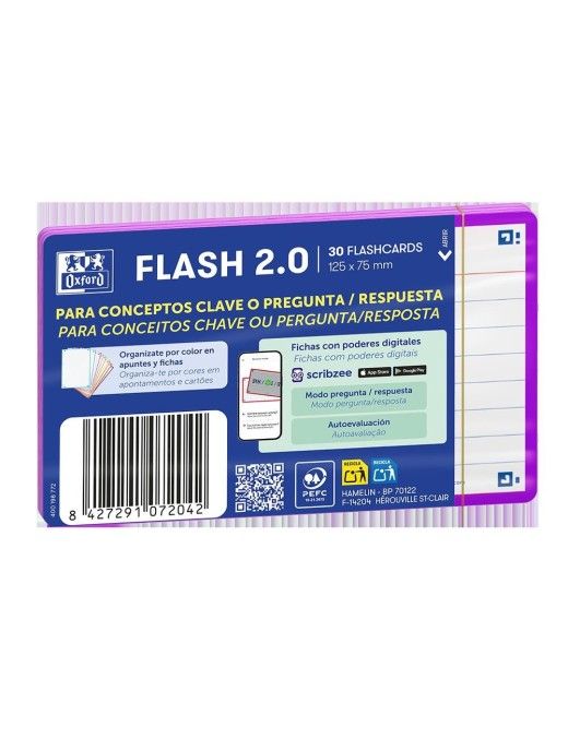 FICHA REVISION 75X125 1LINEA 30FICHAS MORAD