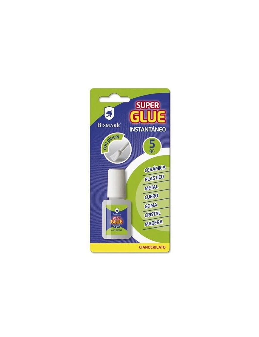 PEGAMENTO POWER GLUE BISMARK PINCEL 5GR
