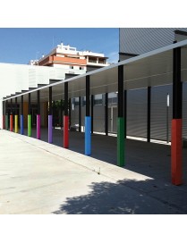 PROTECION COLUMNA PATIO INFANTIL ALTURA 200 DIA 72