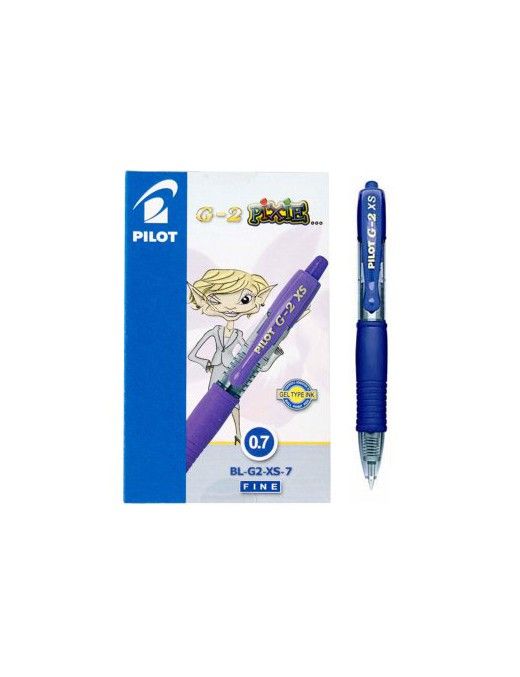 BOLIGRAFO PILOT G-2 PIXIE AZUL