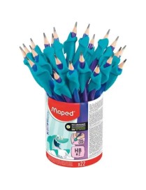 LAPICES HB MAPED CON ADAPTADOR ERGONOMIC BOTE 22