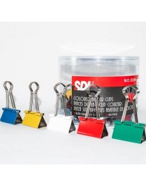 BOTE 48 PINZAS ABATIBLE COLOR 19 MM