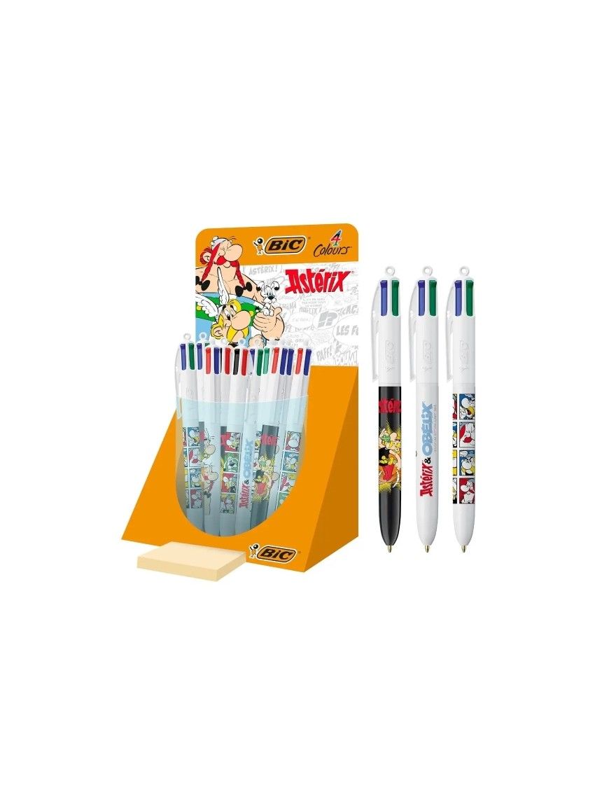BOLIGRAFO BIC 4 COLORES AXTERIX 30UDS