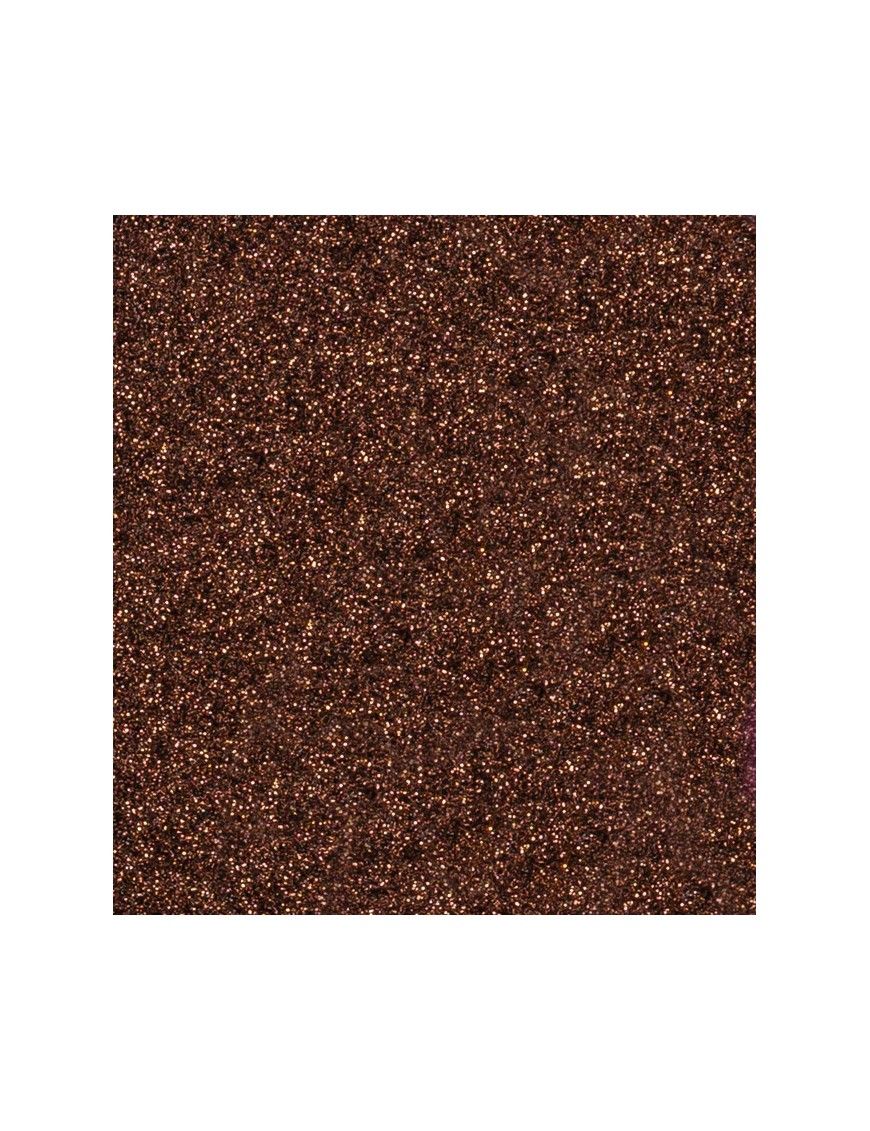 GOMA EVA FAIBO PURPURINA MARRON 40X60