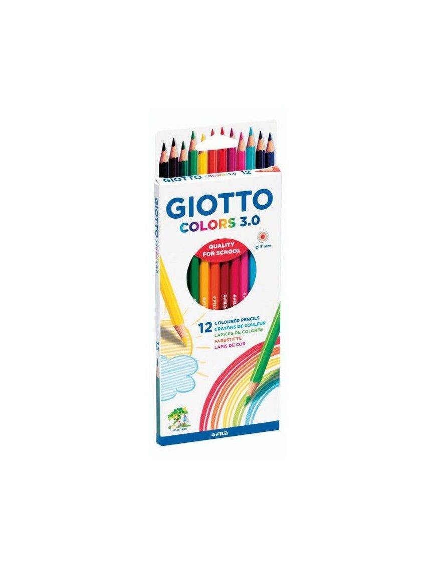 LAPICES COLOR GIOTTO COLORS 3.0 C/12