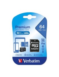 TARJETA MEMORIA VERBATIM 64 GB CLASE 10 REF 44084