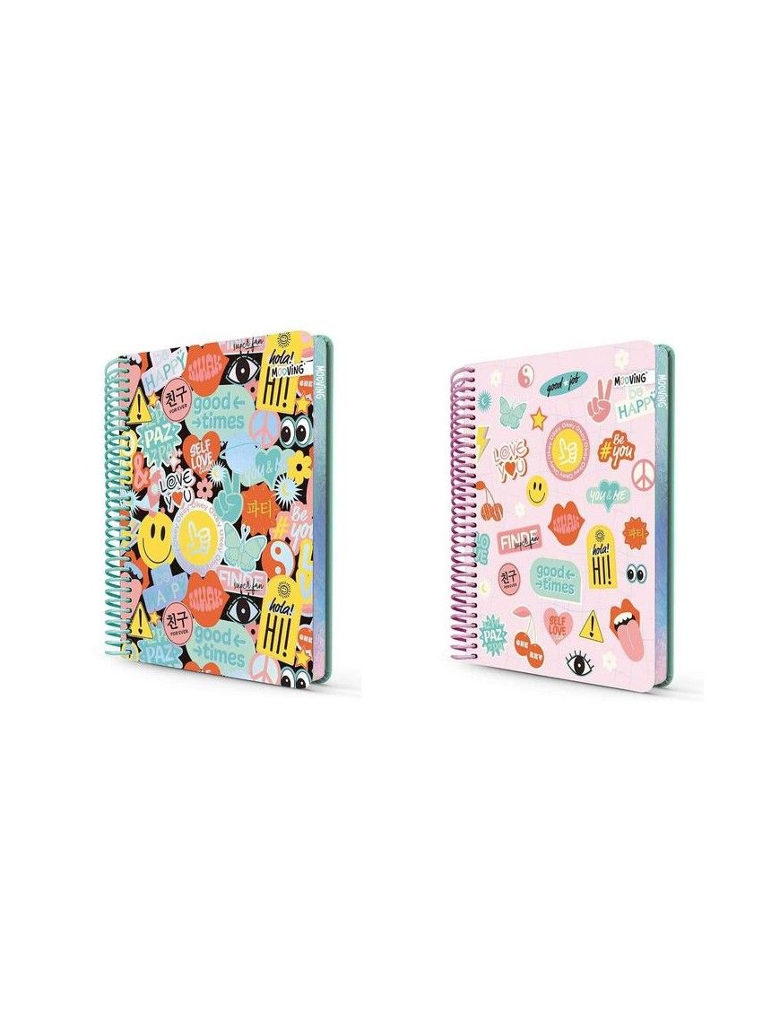 MOOVING CUADERNO PREMIUN 17X21 SMILE