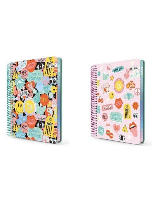 MOOVING CUADERNO PREMIUN 17X21 SMILE