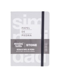 MOOVING NOTES A5 TAPA DURA PAPEL PIEDRA