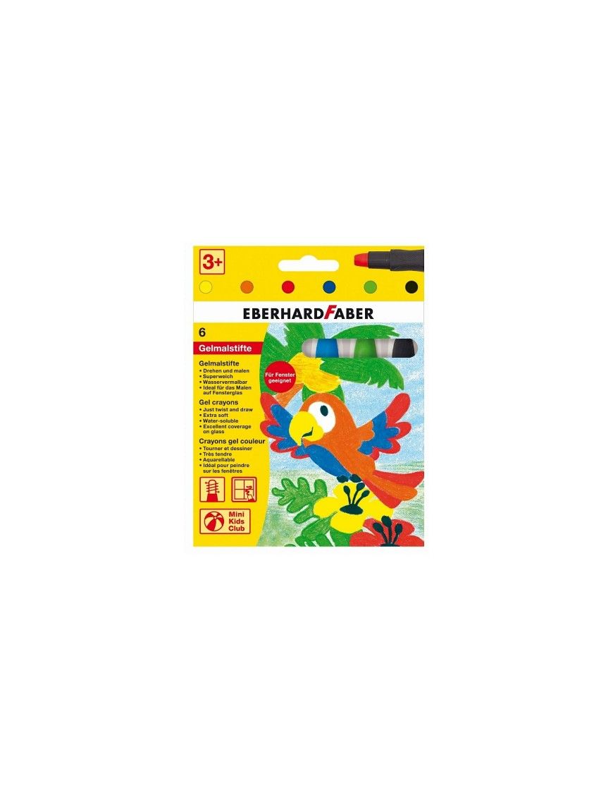 CERAS DE CARTON C/6 EXTRA BLANCO FABER CASTELL