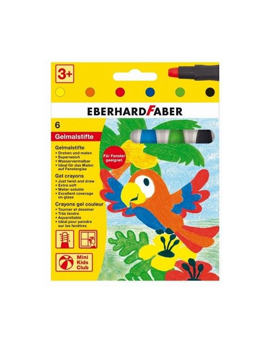 CERAS DE CARTON C/6 EXTRA BLANCO FABER CASTELL