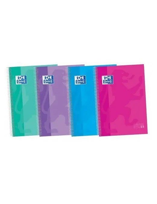 BLOC OXFORD 120H TAPA T/E TONOS PASTEL