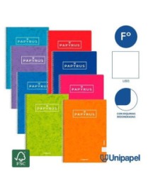 BLOCS FOLIO TAPA DURA LISO PAPYRUS