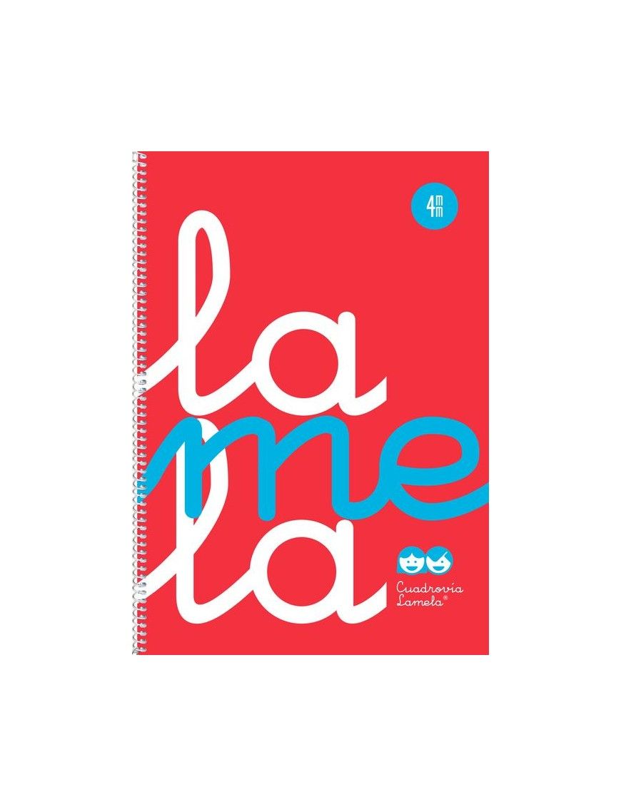 CUADERNO ESPIRAL 4º 80 HOJAS POLIPR. 4 MM SURTID