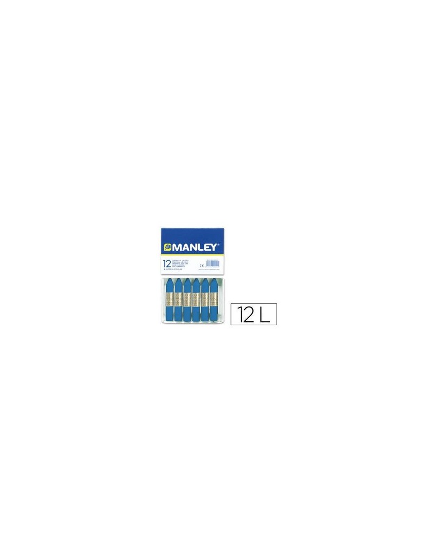 MANLEY CERAS Nº 19 AZUL PRUSIA (12 U.)