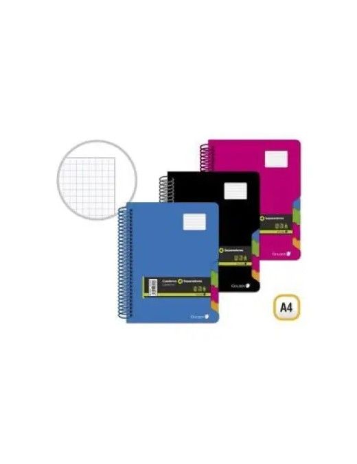 BLOK A4 ESPIRAL CON 4 SEPARADORES