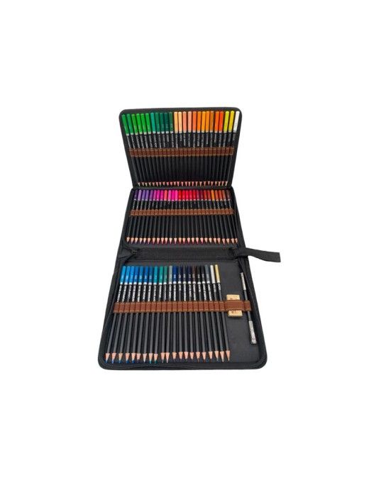 ESTUCHE 72 COL. LAPICES PREMIUM C/ GOMA Y EXTENSOR