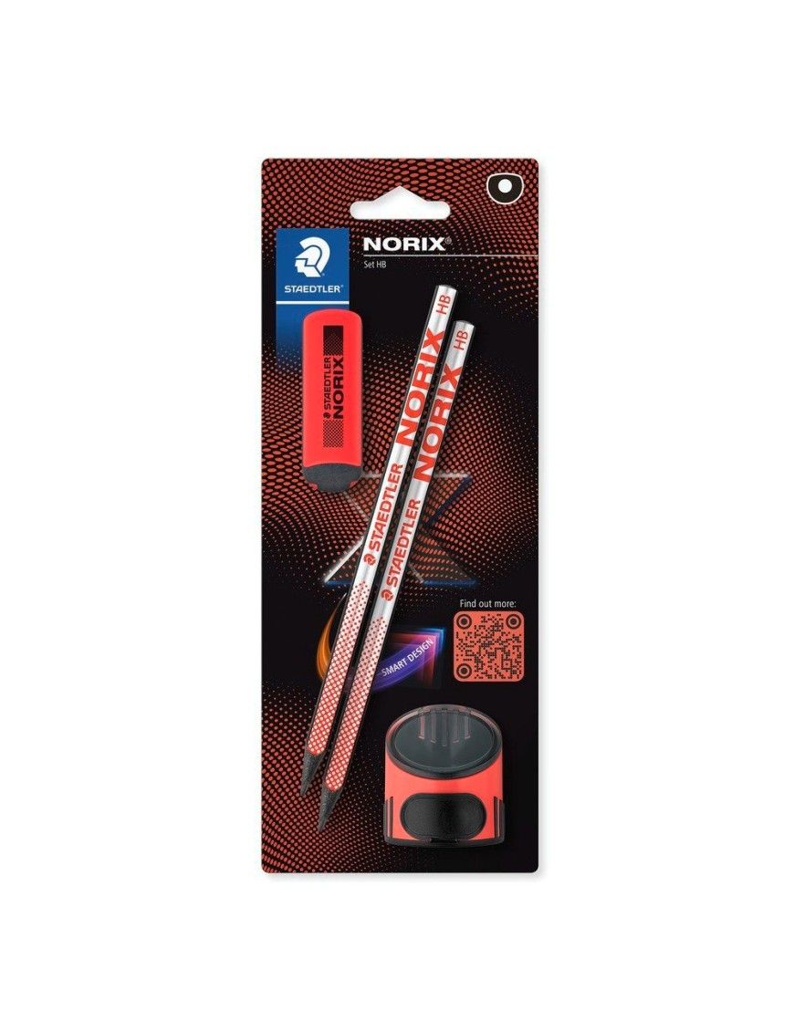 BLISTER LAPICES NORIX MAS GOMA +SACAPUNTAS