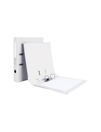 ARCHIVADOR PRAXTON FOLIO LOMO 45 ESTRECHO BLANCO