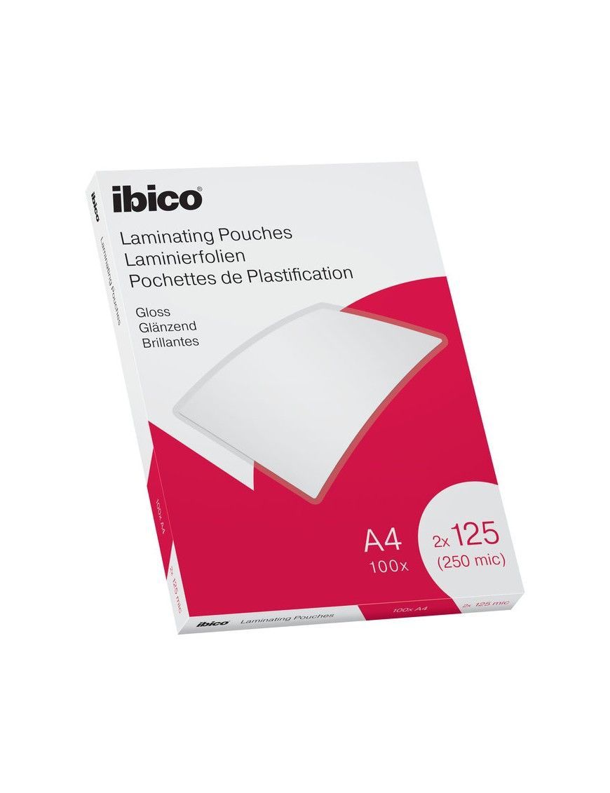 FUNDAS PLASTIFICAR A4 125 MICRAS IBICO
