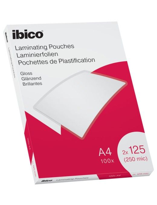 FUNDAS PLASTIFICAR A4 125 MICRAS IBICO