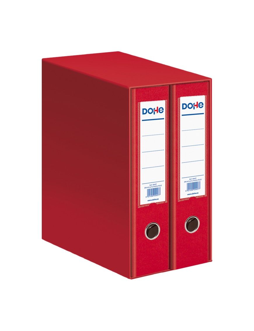 MODULO 2 ARCHIVADORES DIN A4 ROJO