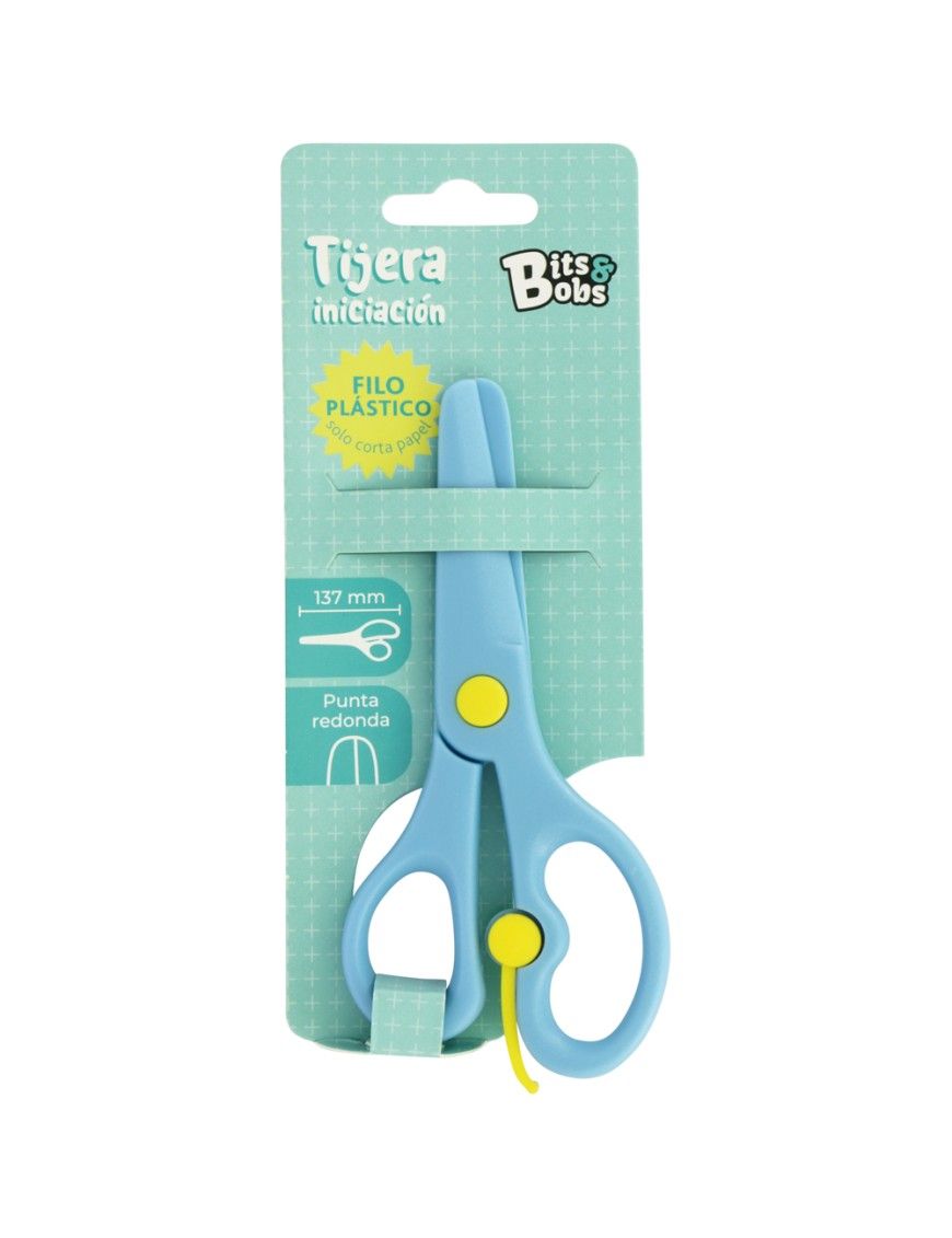 TIJERA INICIACION PLASTICO C7MUELLE 137 MM