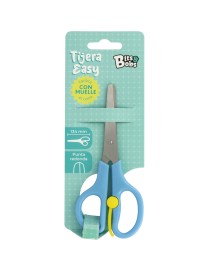 TIJERA ESCOLAR EASY C/MUELLE 134 MM GRAFOPLAS