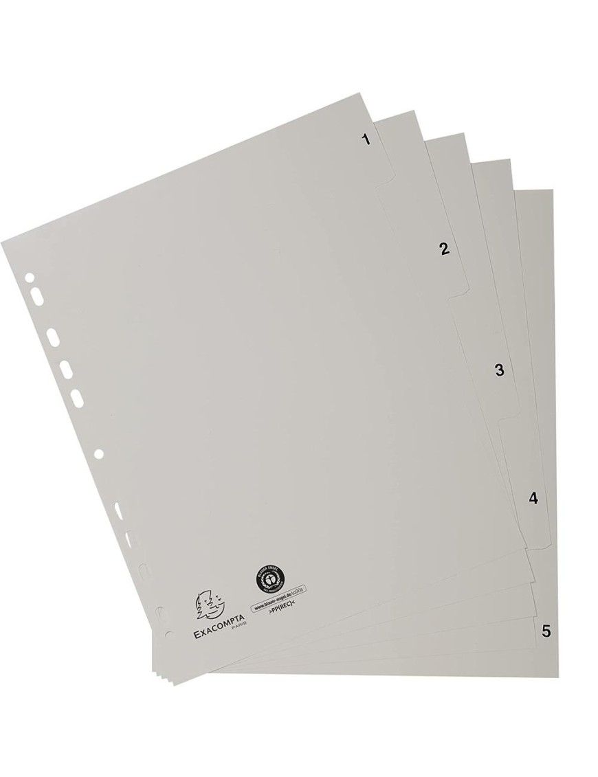 INDICE EXACOMPTA 175X9 PLASTICO