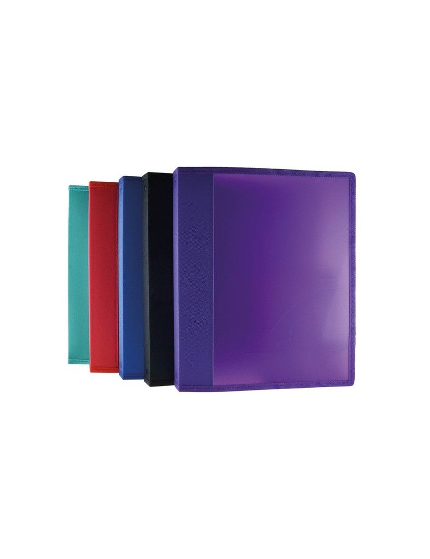 CARPETA OFFICE BOX 2 ANILLAS DE 25 CON RIBETE P.P