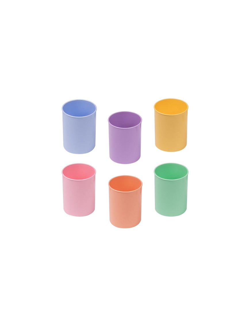 CUBILETE COLORES PASTEL FAJEDA 10X7.80