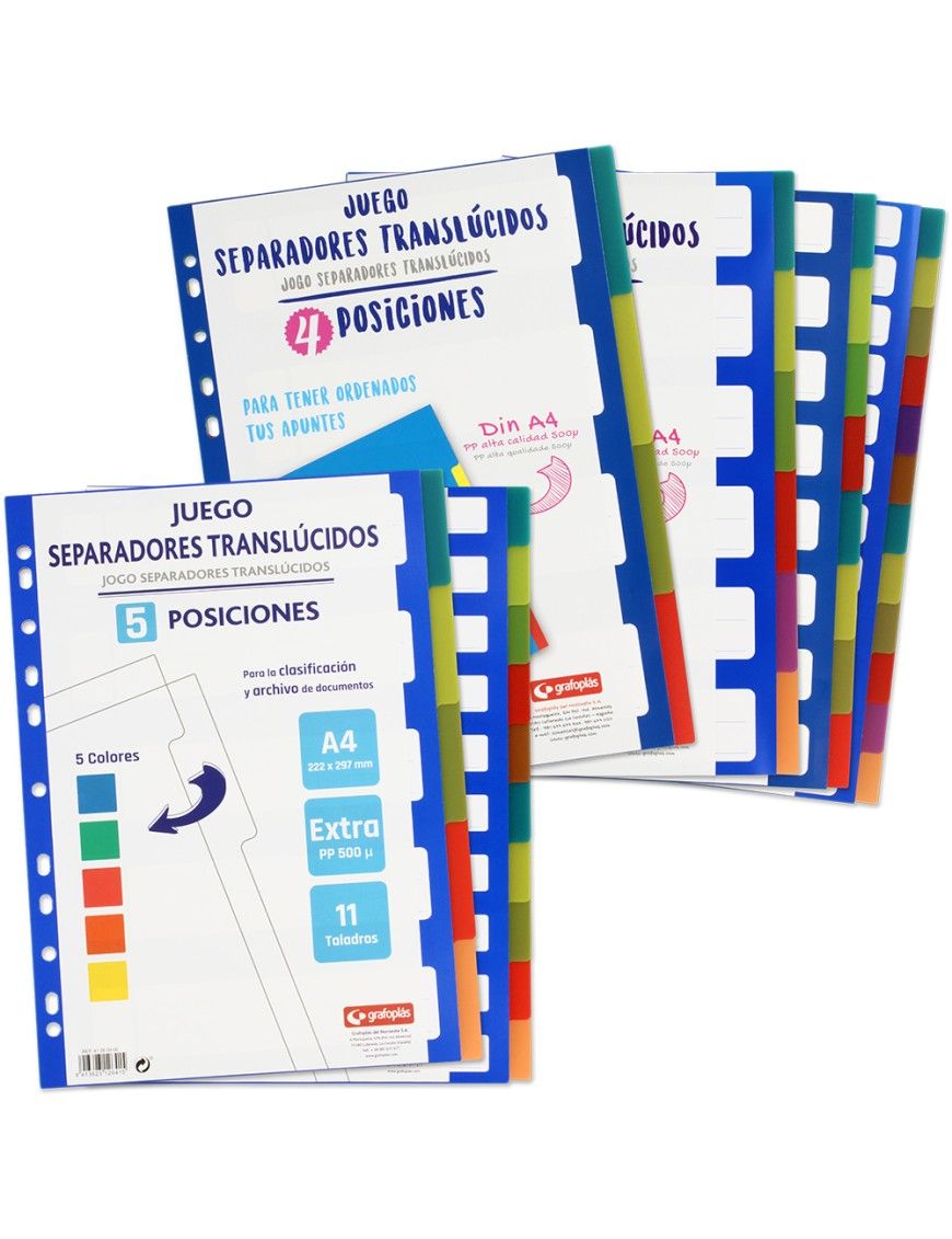 SEPARADOR GRAFOPLAS EXTRA 8 POSIONES