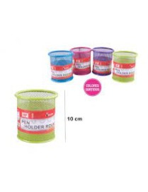 PORTALAPICES REDONDO REJILLA COLORES 10CM