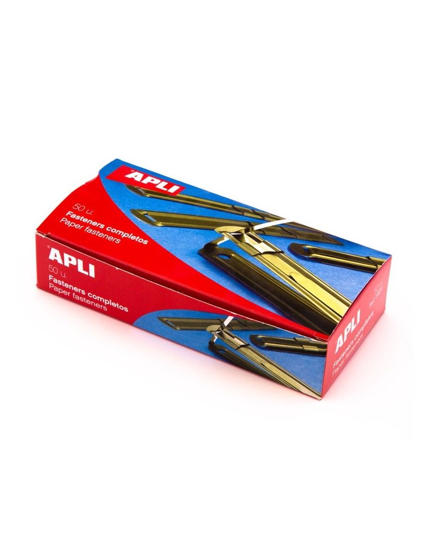 FASTENER C/50 COMPLETOS DORADO APLI