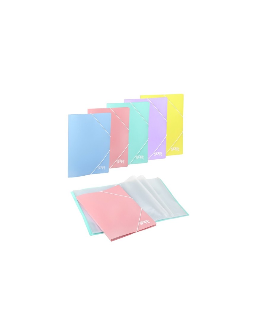 CARPETA FUNDAS SOFT FOLIO 20 FUNDAS