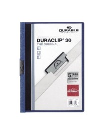 DOSSIER DURACLIP 30 HOJAS AZUL OSCURO 07.
