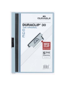 DOSSIER DURACLIP 30 HOJAS AZUL CLARO 06.